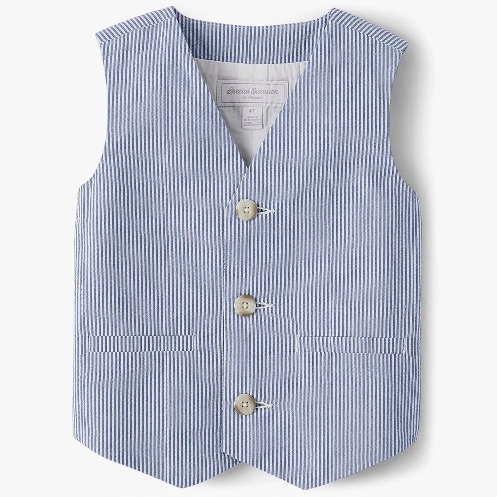 Gymboree Special Occasion Pinstripe Vest
